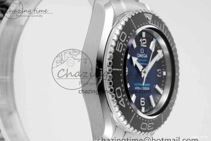 0122 EasyCare Seamaster 6000M Ultra Deep SS SBF 1:1 Best Edition Deep Blue Dial on SS Bracelet A8912 Super Clone 7816